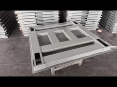 Yüksek hassasiyetli 1.2x1.2m 3 ton paslanmaz çelik dijital ağırlama taban ölçeği