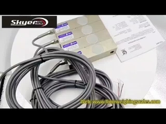 IP67 Kırpma ışını zemik H8C-500kg Yük Hücresi Çelik Alaşım Sensör Platformu C3 sensörleri tartmak