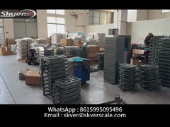 3T-5T Adli Yük Hafif Çelik Zemin Ölçüsü Endüstriyel Uygulamalar İçin 0.9x1.5m