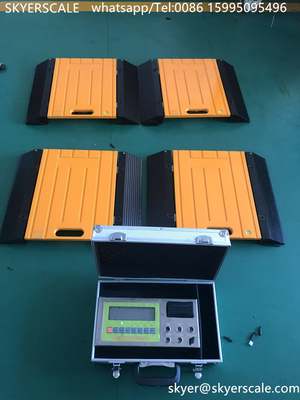Kalite  Wireless Portable Weighing Scale For Trucks 30 Ton Vehicle Weighing Pads fabrika