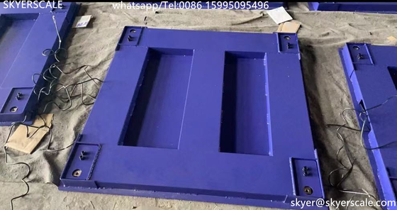 Kalite  Zemic H8C Load Cell 1x1m 5Ton Heavy Duty Industrial Floor Scale With Carbon Steel Platform fabrika