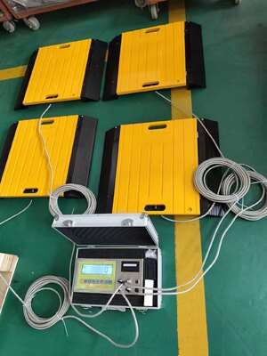 Kalite  Portable Static Axle Load Weighing Device with Aluminum Alloy Body fabrika