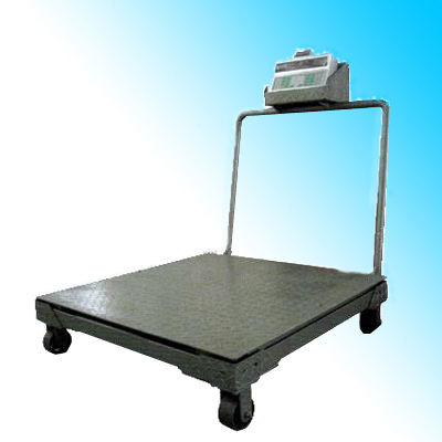 1x1m 1ton Platform Zemin Kantarı Tekerlekli Dijital Tartı Terazileri XK3190-A12E Göstergesi