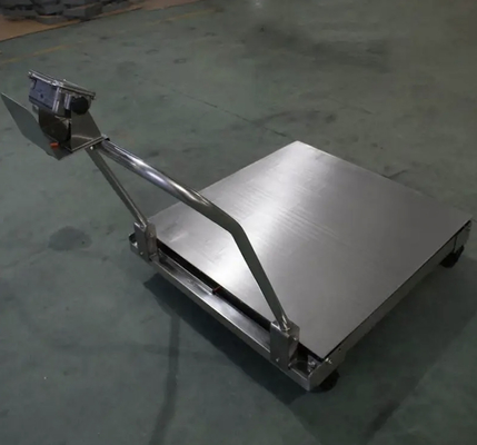 1x1m 1ton Platform Zemin Kantarı Tekerlekli Dijital Tartı Terazileri XK3190-A12E Göstergesi
