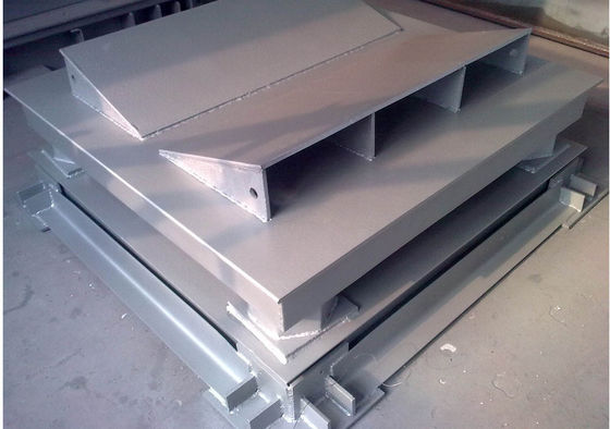 1.5x1.5m, 2x3m 20t Çift Katmanlı Platform Zemin Tartım Terazileri tamponlama ölçeği