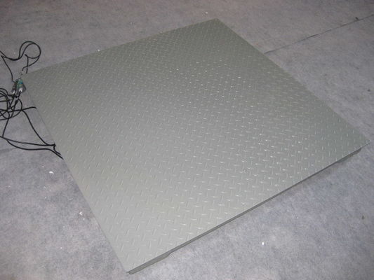 Kontrol Plakası Platform ölçeği 1200 × 1500mm 3 Ton 5t Zemin Tartı Terazileri