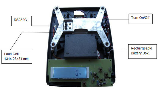 Laboratuvar için Beyaz Arka Işık LCD Ekran Dijital Tartı Dengesi