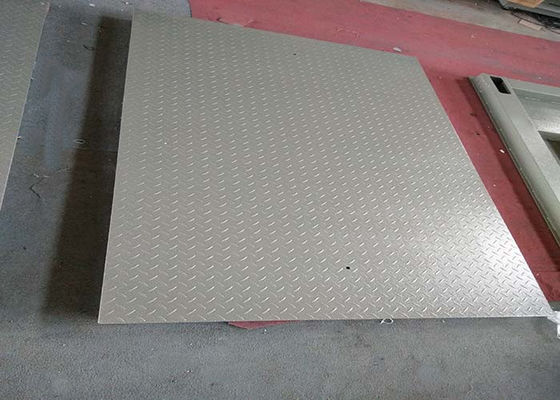 1.2 × 2m 5 Ton Karbon Çelik Platform Zemin Tartım Terazileri