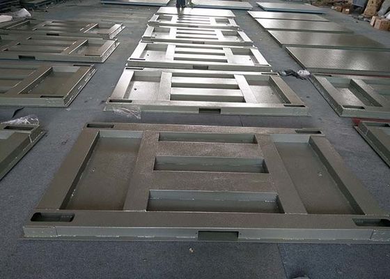1.2 × 2m 5 Ton Karbon Çelik Platform Zemin Tartım Terazileri