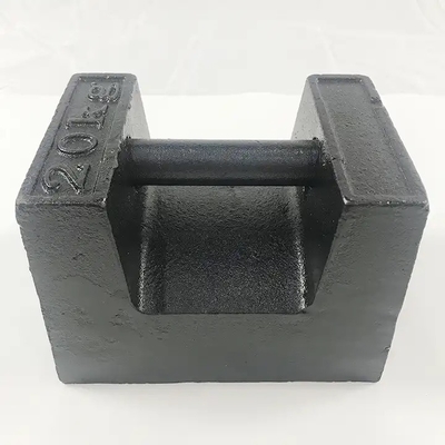 Yüklenebilir 20 kg test ağırlıkları M1 vinç için 20 kg dökme demir kalibrasyon ağırlıkları