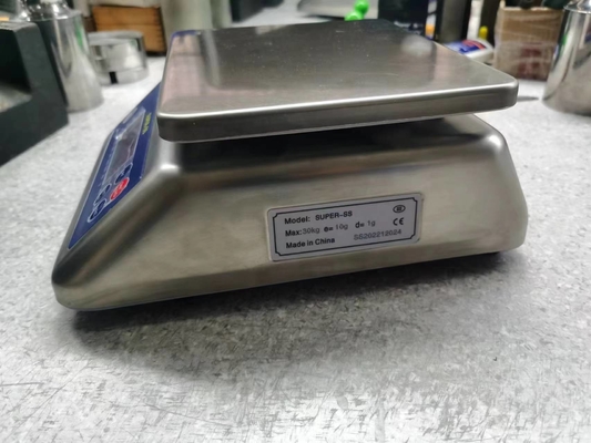30kg Super ss Elektronik Dijital Su geçirmez IP68 Ağırlık Ölçeği Paslanmaz Çelik Dijital Ölçme Masası Masa Ölçeği