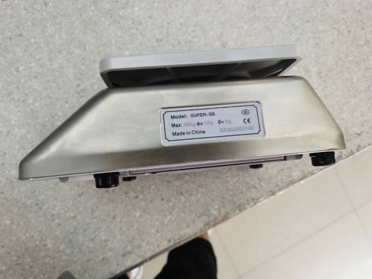 Elektronik Dijital Su geçirmez Ağırlık Ölçeği Paslanmaz Çelik Dijital Ağırlık Masası Bench Ölçeği Super-ss 15kg
