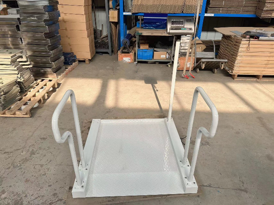 Taşınabilir hastane özel tekerlekli sandalye Elektronik Platform Ağırlık Ölçeği 300kg 500kg