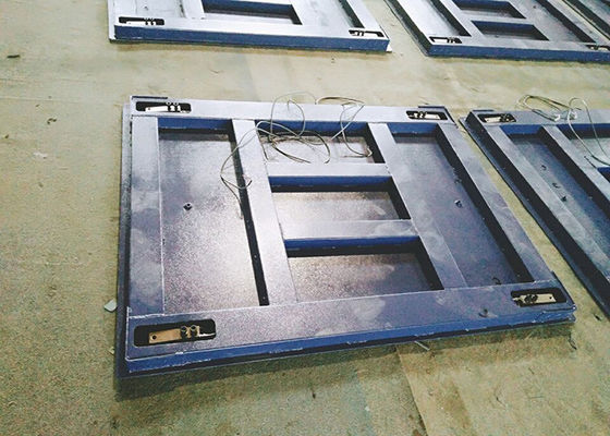 5000lbs Hafif Çelik Dijital Zemin Tartım Terazileri 1.2x1.2m
