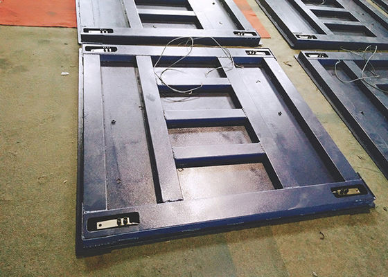 1.2 × 2m 5 Ton Karbon Çelik Platform Zemin Tartım Terazileri