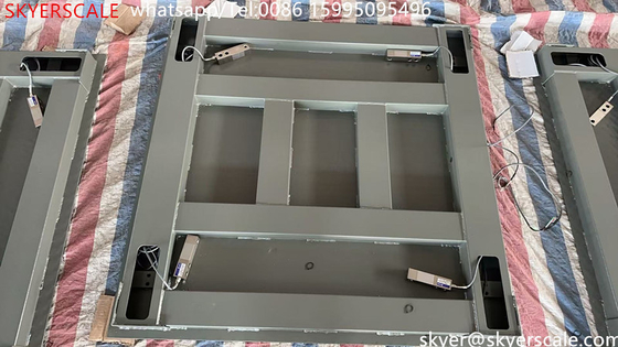 Yüksek hassasiyetli endüstri elektronik ölçek platform ölçek zemin ölçek 1x1.2m 3t OEM ODM