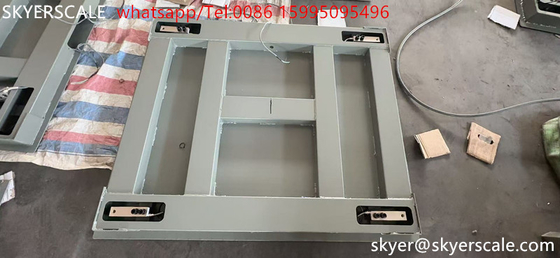 Tek Masa 1.2x1.2m-3t Çukursuz Dijital Tartım Ölçeği Elektronik Platform Zemin Ölçeği