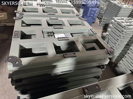 Dijital 60x80cm 600kg Elektronik Ölçek Karbon Çelik Kişisel Ağırlık Ölçeği Zemin Bench Posta Platformu Ölçeği