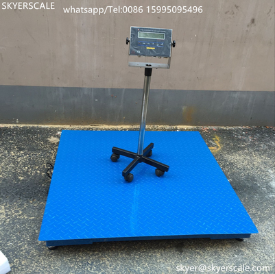 1.2x1.2m 2 tonluk Makine Tel Platformu Endüstriyel Dijital Ağırlık A12 Ekran Tipi