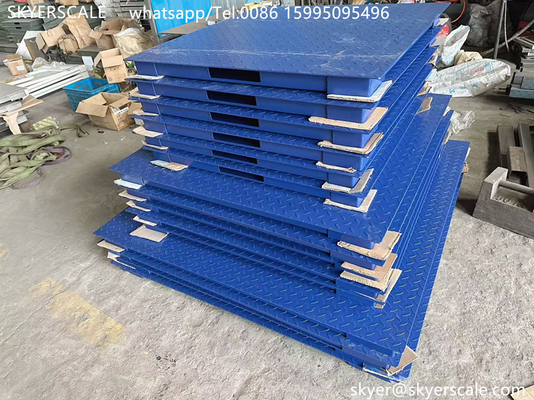 Endüstriyel 5 ton kapasiteli karbon çelik platform ölçeği A12E gösterge ekranı ile A12 Tipi veya diğer isteğe bağlı