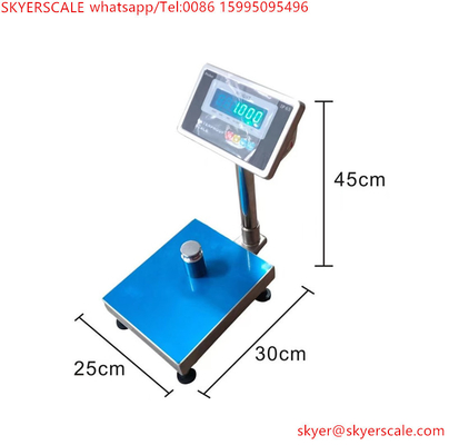 Depolar 600x700 800kg Paslanmaz Çelik Inox Platform Ölçeği