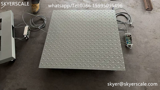 Depolar için zemin ölçekleri 5000kg endüstriyel platform ölçeği