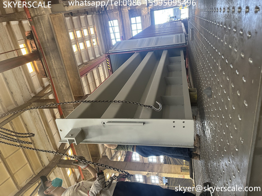 Endüstriyel Elektronik Ağırlık Köprüsü Üreticileri 3 metre genişliğinde 18 metre uzunluğunda Ağırlık Köprüsü 120 tonluk kamyon ağırlık ölçeği