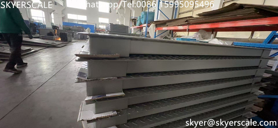 Popüler 3m Genişlik 10m Uzunluk 60t Ağır Kamyon Ölçüler Ağırlık Ağırlık Köprüsü Yumuşak Plak veya Çek Plak Platformu