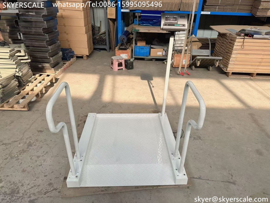 Tıbbi hastane özel 800x800mm 250kg tekerlekli sandalye ölçeği
