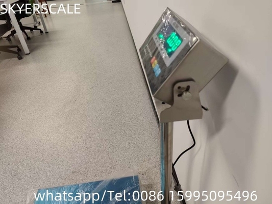 40x50cm 150kg Ağırlık Platformu Ölçeği Yeşil LED Su geçirmez gösterge ile Paslanmaz Çelik