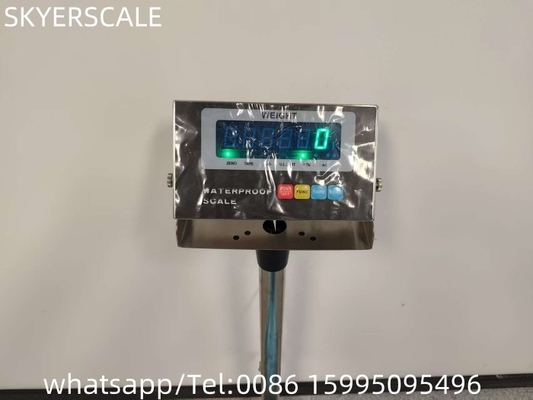 40x50cm 150kg Ağırlık Platformu Ölçeği Yeşil LED Su geçirmez gösterge ile Paslanmaz Çelik