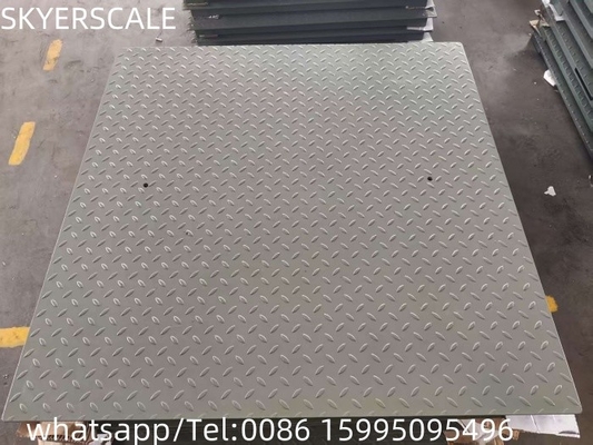Ağırlama Platformu Ölçeği Dijital Ağırlık 1.2x1.2m 1 Ton-3 Ton Yer Ölçeği