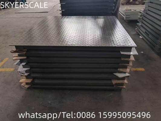 Ağırlama Platformu Ölçeği Dijital Ağırlık 1.2x1.2m 1 Ton-3 Ton Yer Ölçeği