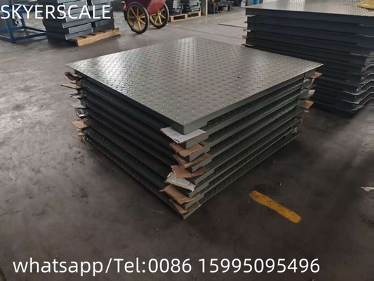 Ağırlama Platformu Ölçeği Dijital Ağırlık 1.2x1.2m 1 Ton-3 Ton Yer Ölçeği