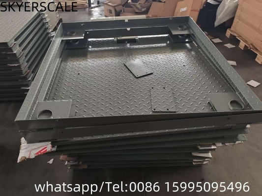 Ağırlama Platformu Ölçeği Dijital Ağırlık 1.2x1.2m 1 Ton-3 Ton Yer Ölçeği