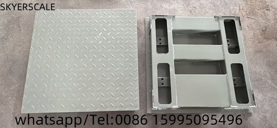 Endüstriler için OEM ve ODM desteği ile özelleştirilebilir Karbon Çelik Zemin Ölçeği 1.5x1.5m 5 Ton