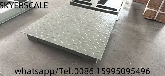 Karbon Çelik Platformu Zemin Ağırlık Ölçeği 1.22x1.22m 3t ve XK315A1X ağırlık göstergesi