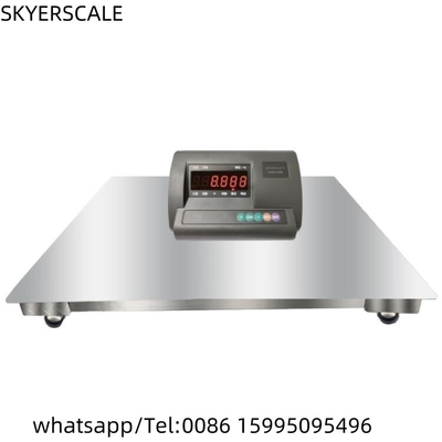 Balanza Dijital Ağırlık Makinesi Inox Elektronik Ölçüler Endüstriyel 3t Zemin Platformu Ölçüler
