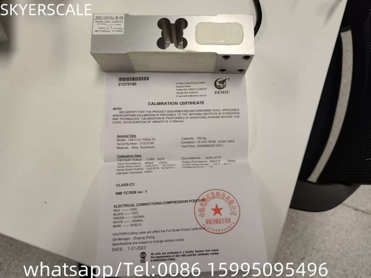 zemic L6E3 300kg Elektronik Fiyatlandırma için Basınç Sensörleri ile Test Yük Hücresi Denge