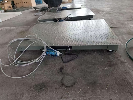 Endüstriyel kullanım için elektronik ağır ağırlık ölçeği 3 ton 5 ton dijital zemin ölçeği