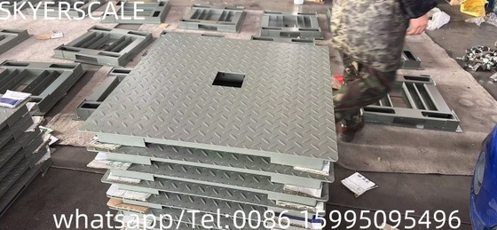 Atık ayırma için 500 kg platform zemin ölçeği