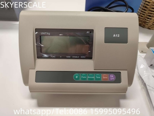 Yaohua XK3190 Serisi Ekonomik Bench Ölçeği Göstergesi A12 LCD Ekranı 1g Doğruluk Plastik Malzeme OEM