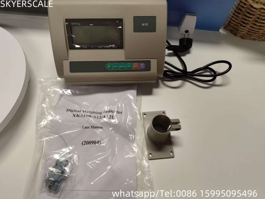Yaohua XK3190 Serisi Ekonomik Bench Ölçeği Göstergesi A12 LCD Ekranı 1g Doğruluk Plastik Malzeme OEM