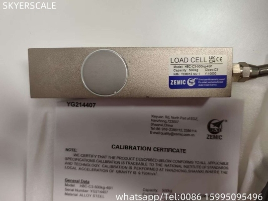 500kg OIML Yük Hücreleri Güçlendirici Zemic H8C Yer Ağırlığı Ölçeği için Ağırlama Sensörü