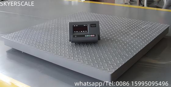 1t 3t 5t Endüstriyel Dijital Platform Ölçeği Elektronik Yer Ağırlık Ölçeği Masaüstü Ölçeği 1x1m 1.5x1.5m