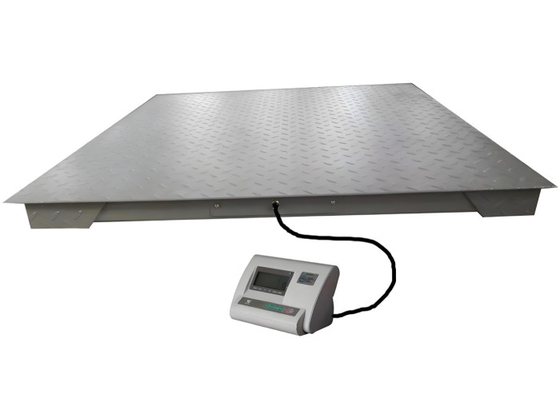 1t 3t 5t Endüstriyel Dijital Platform Ölçeği Elektronik Yer Ağırlık Ölçeği Masaüstü Ölçeği 1x1m 1.5x1.5m