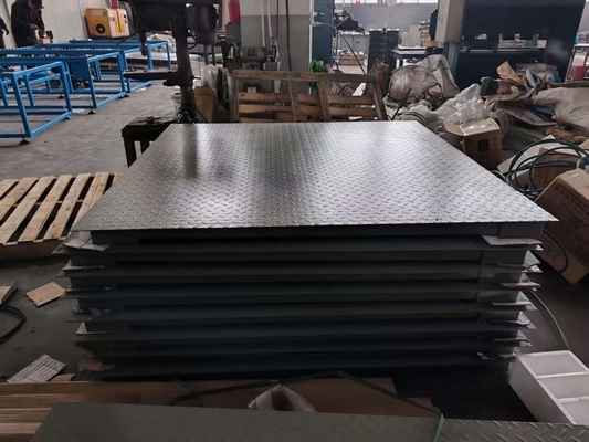1t 3t 5t Endüstriyel Dijital Platform Ölçeği Elektronik Yer Ağırlık Ölçeği Masaüstü Ölçeği 1x1m 1.5x1.5m
