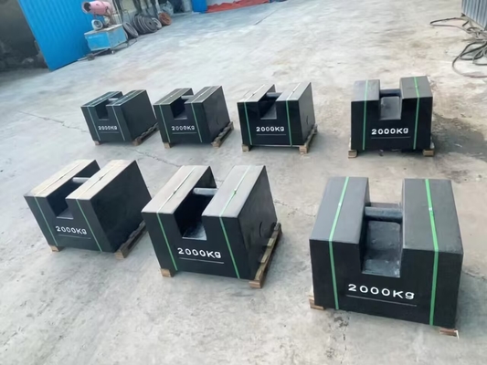 1000 kg test ağırlığı dökme demir karşı ağırlıklar vinç için test kütleleri