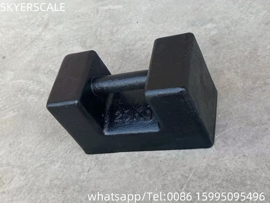 Yüklenebilir 20 kg test ağırlıkları M1 vinç için 20 kg dökme demir kalibrasyon ağırlıkları