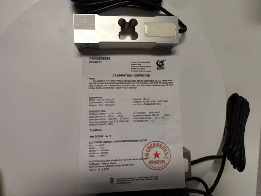 Zemic Marka Yük Hücresi Sensörü L6E-100kg 30x30cm -50kg Bench Platform Ölçütleri için